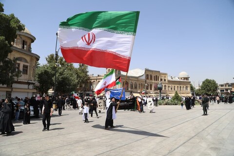 دسته‌های عزاداری در سطح شهر همدان در سوم عاشورا