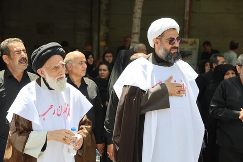 دسته‌های عزاداری در سطح شهر همدان در سوم عاشورا