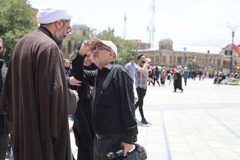 دسته‌های عزاداری در سطح شهر همدان در سوم عاشورا