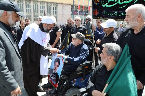 دسته‌های عزاداری در سطح شهر همدان در سوم عاشورا