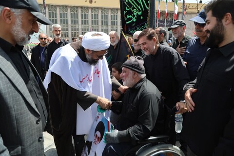 دسته‌های عزاداری در سطح شهر همدان در سوم عاشورا