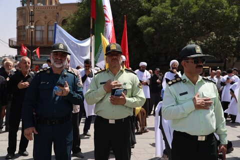 دسته‌های عزاداری در سطح شهر همدان در سوم عاشورا