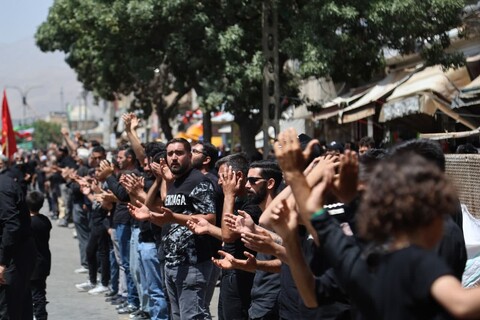 دسته‌های عزاداری در سطح شهر همدان در سوم عاشورا