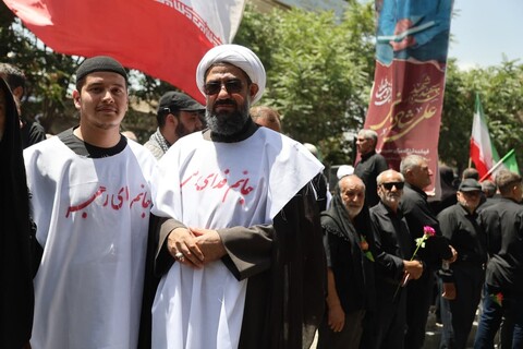 دسته‌های عزاداری در سطح شهر همدان در سوم عاشورا