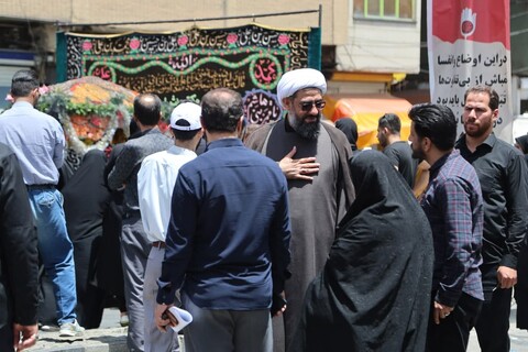 دسته‌های عزاداری در سطح شهر همدان در سوم عاشورا