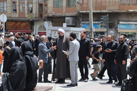 دسته‌های عزاداری در سطح شهر همدان در سوم عاشورا