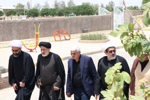 تصاویر| بازدید مشاور رئیس‌جمهور از بنای تاریخی مدرسه علمیه علیا و مدرسه علمیه حبیبیه فردوس