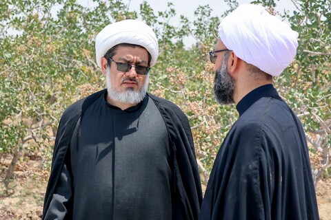 تصاویر| بازدید مشاور رئیس‌جمهور از بنای تاریخی مدرسه علمیه علیا و مدرسه علمیه حبیبیه فردوس