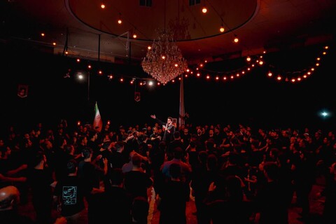 تصاویر/ اولین شب از عزاداری دهه دوم محرم هیئت حسین جان ارومیه