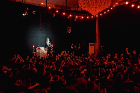 تصاویر/ اولین شب از عزاداری دهه دوم محرم هیئت حسین جان ارومیه