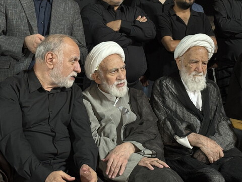 تصاویر / مراسم عزاداری شهادت امام سجاد (ع) در قم