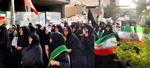 تصاویر/حضور کادر و طلاب مدرسه علمیه فاطمه الزهرا(س)ساوه در اجتماع رهروان زینبی در ساوه