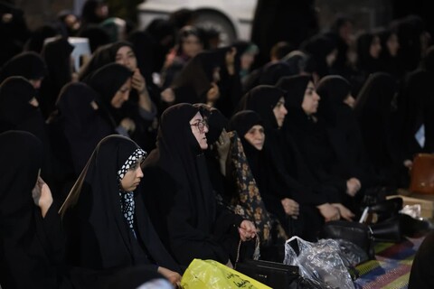 تصاویر / مراسم عزاداری هیئت زینبیون، فعالان رسانه‌ای استان همدان
