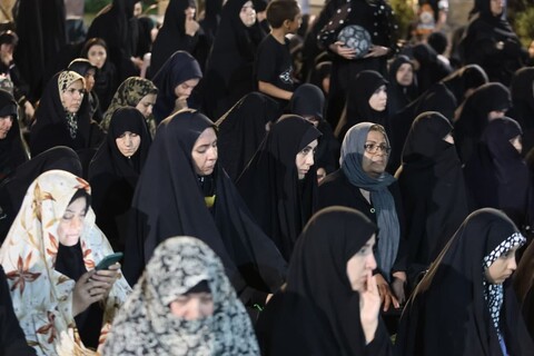 تصاویر / مراسم عزاداری هیئت زینبیون، فعالان رسانه‌ای استان همدان