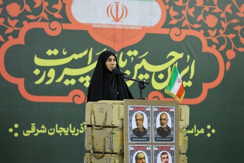 تصاویر/ آیین بزرگداشت ۶۱ شهید آذربایجان شرقی