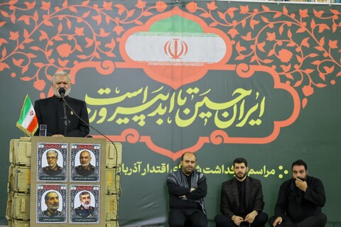 تصاویر/ آیین بزرگداشت ۶۱ شهید آذربایجان شرقی