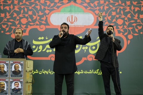 تصاویر/ آیین بزرگداشت ۶۱ شهید آذربایجان شرقی