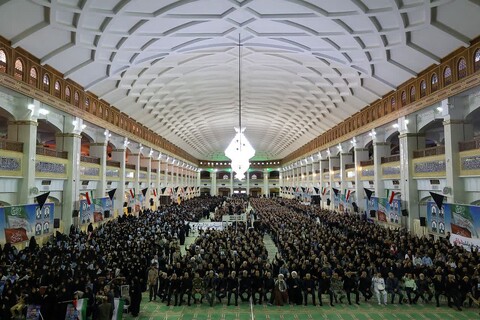 تصاویر/ آیین بزرگداشت ۶۱ شهید آذربایجان شرقی