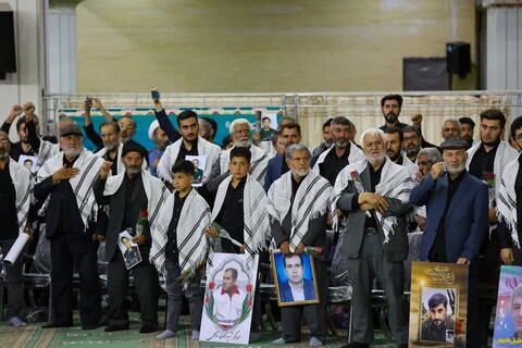 تصاویر/ آیین بزرگداشت ۶۱ شهید آذربایجان شرقی