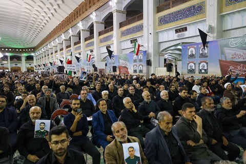 تصاویر/ آیین بزرگداشت ۶۱ شهید آذربایجان شرقی