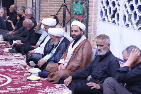 مراسم عزاداری اباعبدالله الحسین علیه السلام در روز دوازدهم محرم در مدرسه علمیه شفیعیه