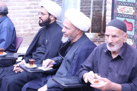 مراسم عزاداری اباعبدالله الحسین علیه السلام در روز دوازدهم محرم در مدرسه علمیه شفیعیه