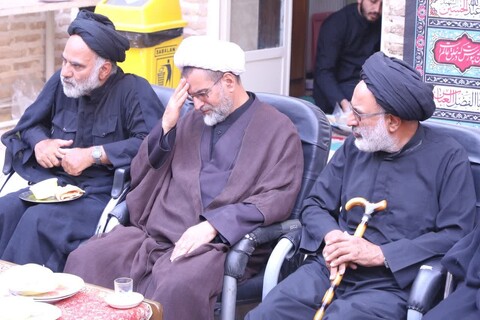 مراسم عزاداری اباعبدالله الحسین علیه السلام در روز دوازدهم محرم در مدرسه علمیه شفیعیه