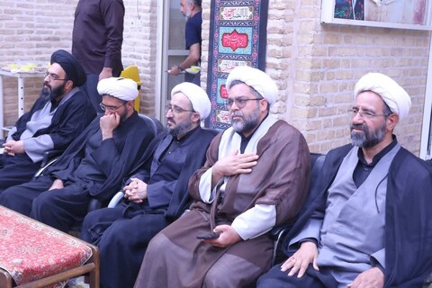 مراسم عزاداری اباعبدالله الحسین علیه السلام در روز دوازدهم محرم در مدرسه علمیه شفیعیه