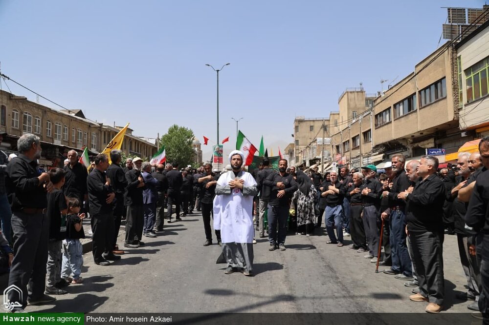 تصاویر / دسته‌های عزاداری در سطح شهر همدان در سوم عاشورا
