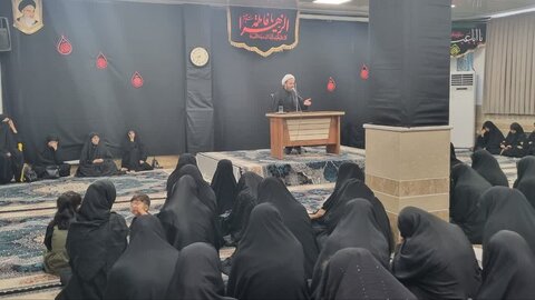 تصاویر/ عزاداری پرشور بانوان سیرجانی در دهه اول محرم