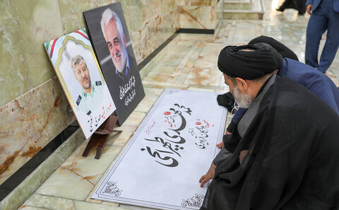 تصاویر/ دیدار تولیت آستان حضرت عبدالعظیم حسنی با نماینده ولی فقیه درامور حج و زیارت