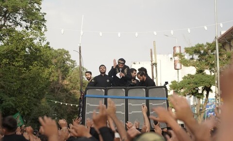 تصاویر/ برگزاری قافله عزاداری حیدریون در زنجان