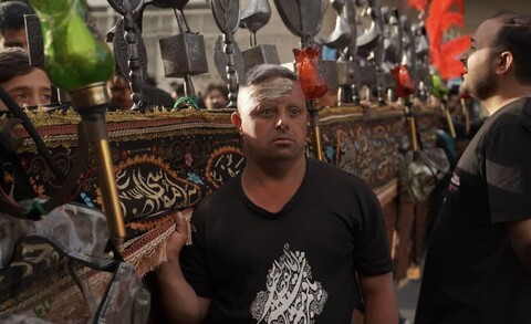 تصاویر/ برگزاری قافله عزاداری حیدریون در زنجان