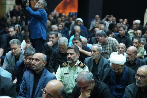 تصاویر/ مراسم یادبود شهدای حمله رژیم جنایتکار صهیونیستی به ندامتگاه اوین