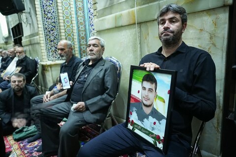 تصاویر/ مراسم یادبود شهدای حمله رژیم جنایتکار صهیونیستی به ندامتگاه اوین