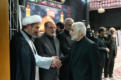 تصاویر/ مراسم یادبود شهدای حمله رژیم جنایتکار صهیونیستی به ندامتگاه اوین