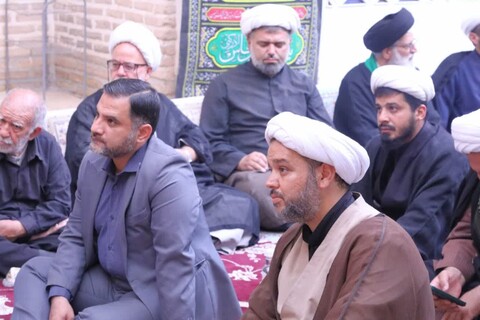 مراسم عزاداری اباعبدالله الحسین علیه السلام در روز سیزدهم محرم در مدرسه علمیه شفیعیه