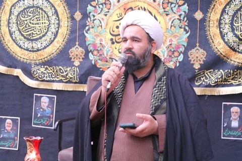 مراسم عزاداری اباعبدالله الحسین علیه السلام در روز سیزدهم محرم در مدرسه علمیه شفیعیه