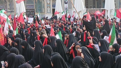 تصاویر/ اجتماع حماسی بانوان مشهدالرضا(ع) یک ایران زینب