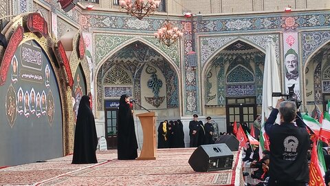 تصاویر/ اجتماع حماسی بانوان مشهدالرضا(ع) یک ایران زینب