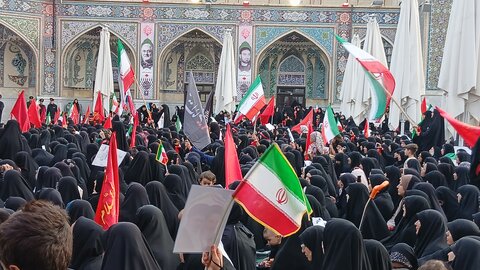 تصاویر/ اجتماع حماسی بانوان مشهدالرضا(ع) یک ایران زینب