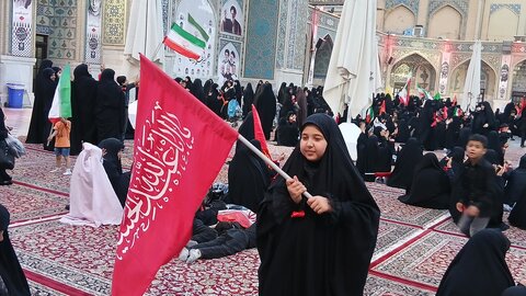 تصاویر/ اجتماع حماسی بانوان مشهدالرضا(ع) یک ایران زینب