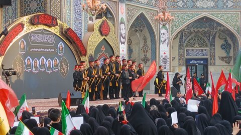 تصاویر/ اجتماع حماسی بانوان مشهدالرضا(ع) یک ایران زینب