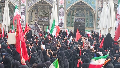 تصاویر/ اجتماع حماسی بانوان مشهدالرضا(ع) یک ایران زینب