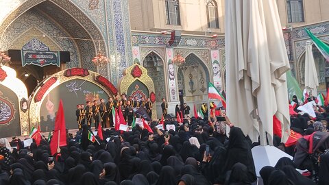 تصاویر/ اجتماع حماسی بانوان مشهدالرضا(ع) یک ایران زینب