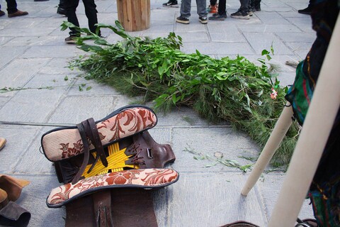 تصاویر/ تشییع نمادین شهدای کربلا در شهر جوپار