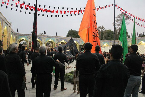 تصاویر/ تشییع نمادین شهدای کربلا در شهر جوپار