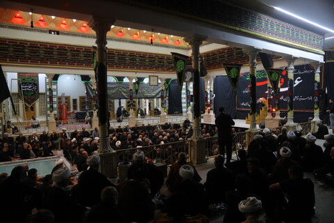 تصاویر / مراسم عزاداری دهه دوم ماه محرم در بیت مرحوم آیت الله العظمی بروجردی