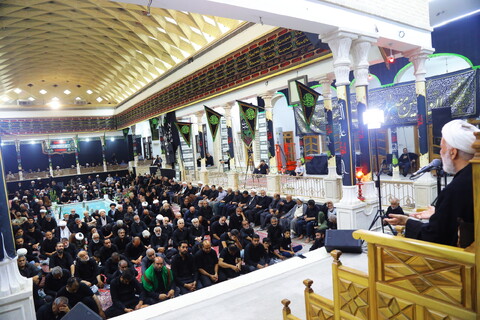 تصاویر / مراسم عزاداری دهه دوم ماه محرم در بیت مرحوم آیت الله العظمی بروجردی