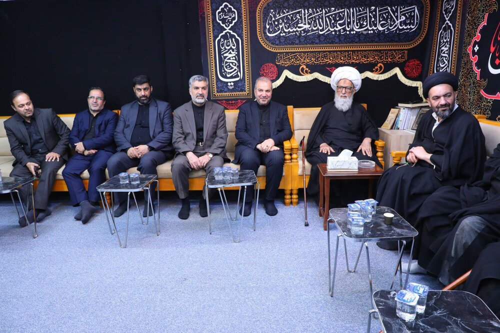 دیدار سفیر جمهوری اسلامی ایران در عراق با آیتالله العظمی بشیر حسین نجفی